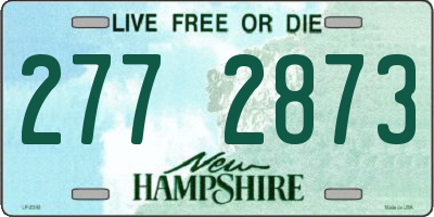 NH license plate 2772873