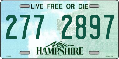 NH license plate 2772897