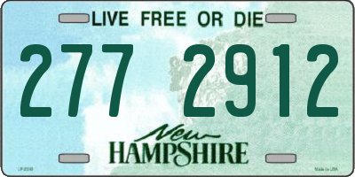 NH license plate 2772912