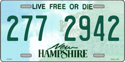 NH license plate 2772942