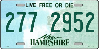NH license plate 2772952