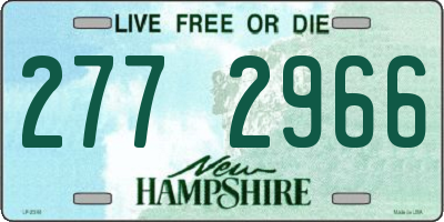 NH license plate 2772966