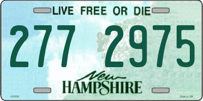 NH license plate 2772975