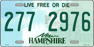 NH license plate 2772976