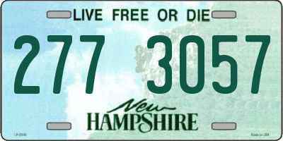 NH license plate 2773057