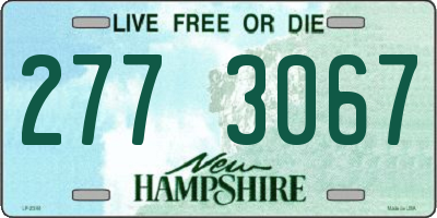 NH license plate 2773067
