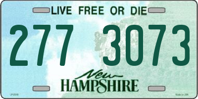 NH license plate 2773073