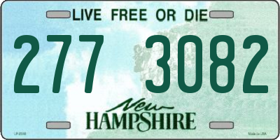 NH license plate 2773082