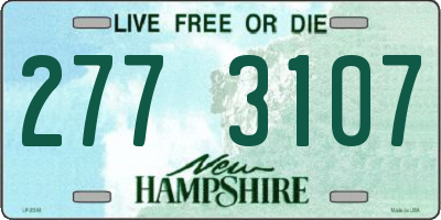 NH license plate 2773107