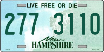 NH license plate 2773110