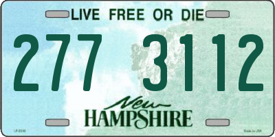NH license plate 2773112