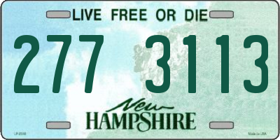 NH license plate 2773113