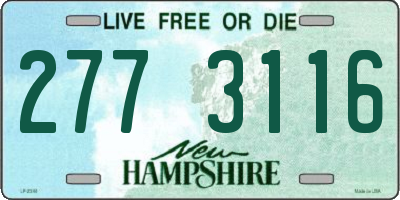 NH license plate 2773116