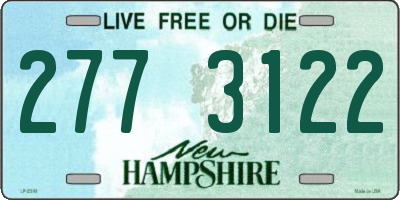 NH license plate 2773122