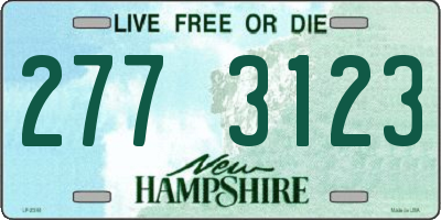 NH license plate 2773123
