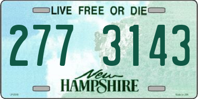 NH license plate 2773143