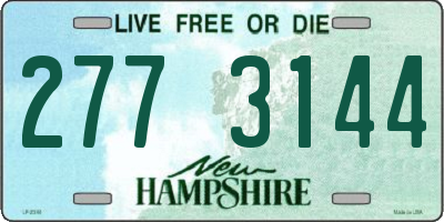 NH license plate 2773144