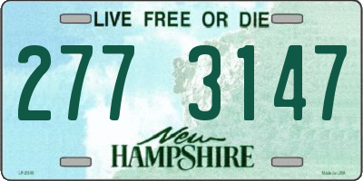 NH license plate 2773147