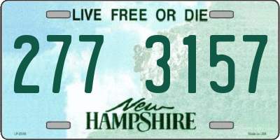 NH license plate 2773157