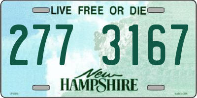 NH license plate 2773167