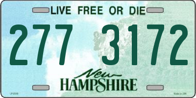 NH license plate 2773172