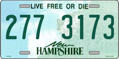 NH license plate 2773173