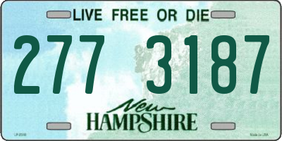 NH license plate 2773187