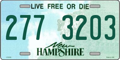 NH license plate 2773203