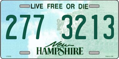 NH license plate 2773213