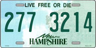 NH license plate 2773214