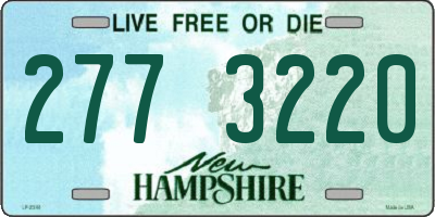 NH license plate 2773220