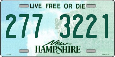 NH license plate 2773221