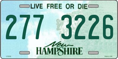 NH license plate 2773226
