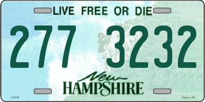 NH license plate 2773232