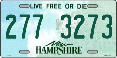 NH license plate 2773273