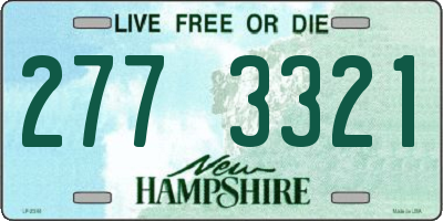 NH license plate 2773321