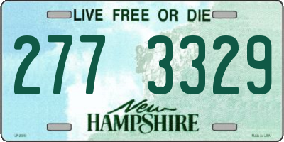 NH license plate 2773329