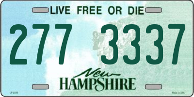 NH license plate 2773337