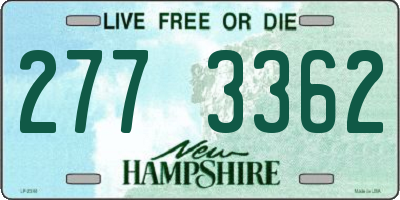 NH license plate 2773362