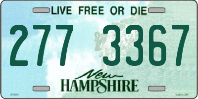 NH license plate 2773367
