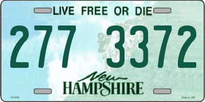 NH license plate 2773372