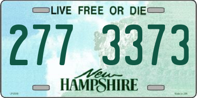 NH license plate 2773373