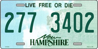 NH license plate 2773402