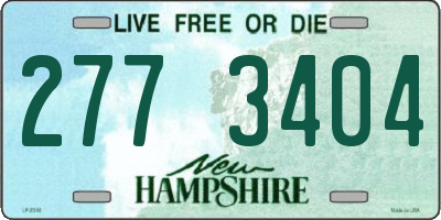 NH license plate 2773404