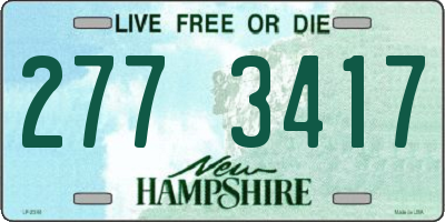 NH license plate 2773417