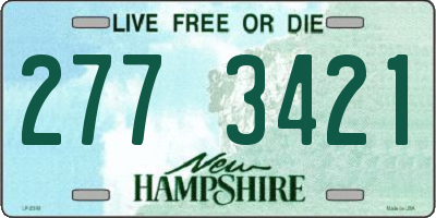 NH license plate 2773421