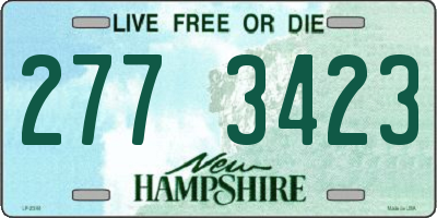 NH license plate 2773423