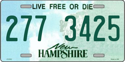 NH license plate 2773425