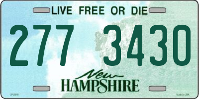 NH license plate 2773430