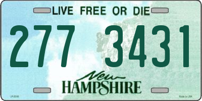 NH license plate 2773431